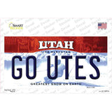 Go Utes UT Novelty Sticker Decal