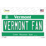 Vermont Fan VT Novelty Sticker Decal