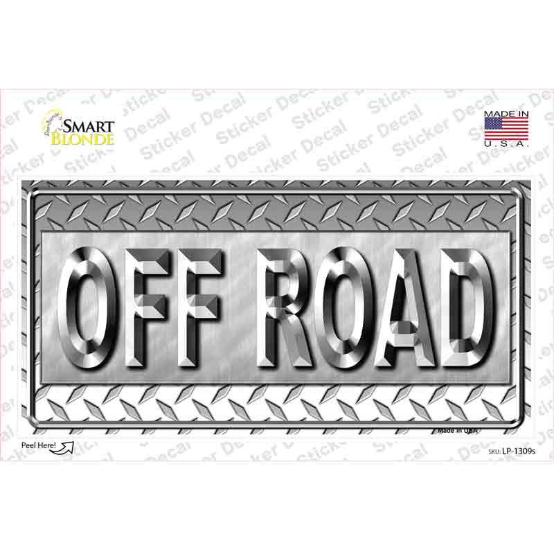 Off Road Novelty Sticker Decal
