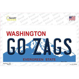 Go Zags Novelty Sticker Decal