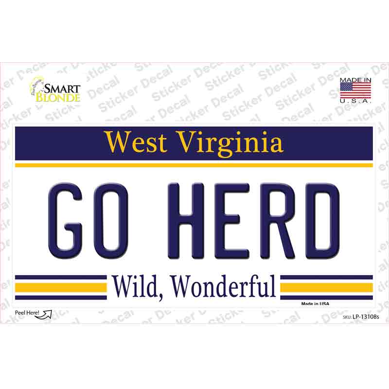 Go Herd Novelty Sticker Decal