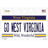 Go West Virginia Novelty Sticker Decal
