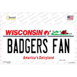 Badgers Fan Novelty Sticker Decal