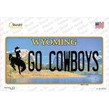 Go Cowboys Wyoming Novelty Sticker Decal