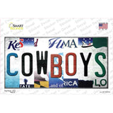 Cowboys Strip Art Novelty Sticker Decal
