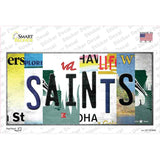 Saints Strip Art Novelty Sticker Decal