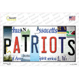Patriots Strip Art Novelty Sticker Decal
