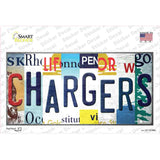 Chargers Strip Art Novelty Sticker Decal