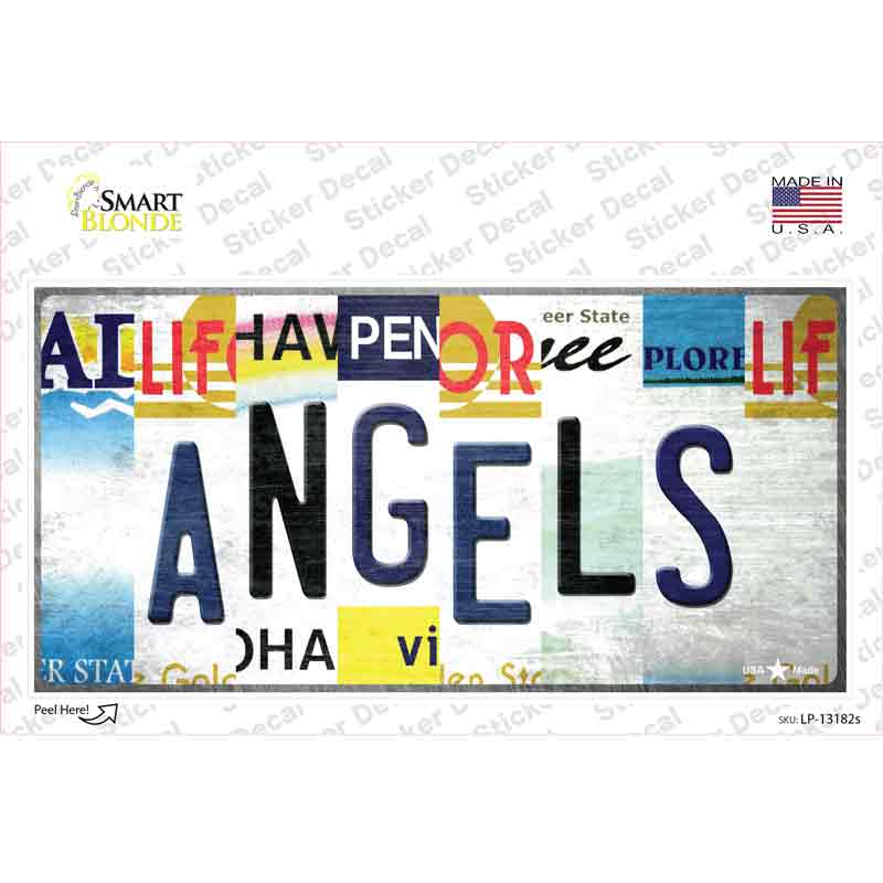 Angels Strip Art Novelty Sticker Decal