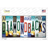 Diamondbacks Strip Art Novelty Sticker Decal