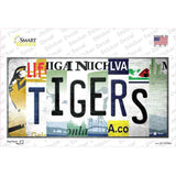 Tigers Strip Art Novelty Sticker Decal