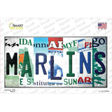Marlins Strip Art Novelty Sticker Decal