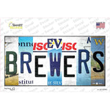 Brewers Strip Art Novelty Sticker Decal