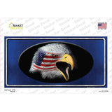 American Flag Eagle Blue Novelty Sticker Decal