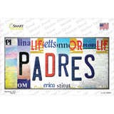 Padres Strip Art Novelty Sticker Decal