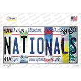 Nationals Strip Art Novelty Sticker Decal