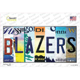 Blazers Strip Art Novelty Sticker Decal