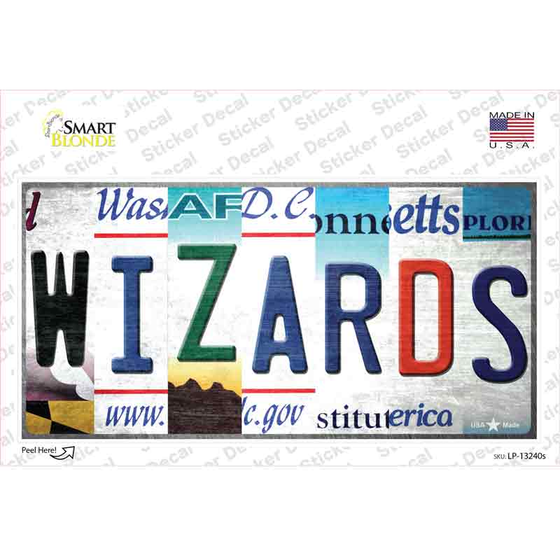 Wizards Strip Art Novelty Sticker Decal