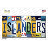 Islanders Strip Art Novelty Sticker Decal