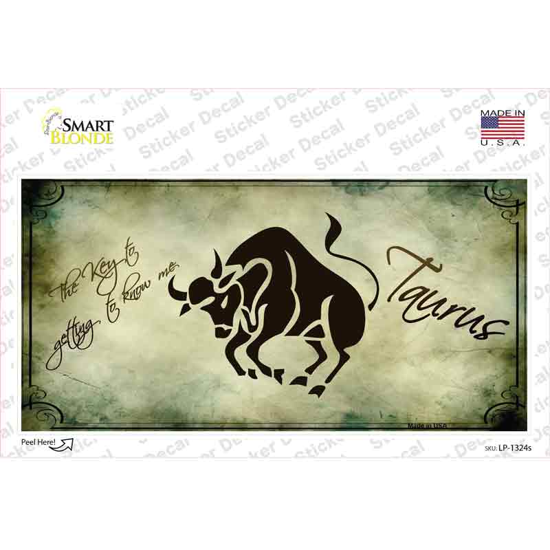 Taurus Zodiac Novelty Sticker Decal