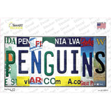Penguins Strip Art Novelty Sticker Decal
