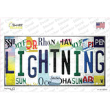 Lightning Strip Art Novelty Sticker Decal