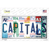 Capitals Strip Art Novelty Sticker Decal