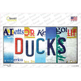 Ducks Strip Art Novelty Sticker Decal
