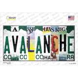 Avalanche Strip Art Novelty Sticker Decal