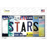 Stars Strip Art Novelty Sticker Decal