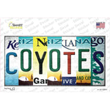 Coyotes Strip Art Novelty Sticker Decal