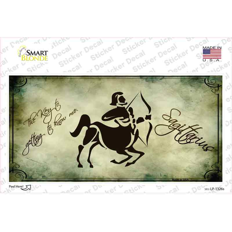 Sagittarius Zodiac Novelty Sticker Decal