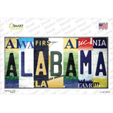 Alabama Strip Art Novelty Sticker Decal
