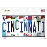 Cincinnati Strip Art Novelty Sticker Decal
