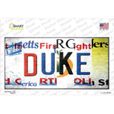 Duke Strip Art Novelty Sticker Decal