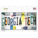 Georgia Tech Strip Art Novelty Sticker Decal
