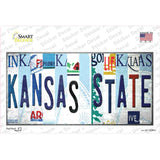Kansas State Strip Art Novelty Sticker Decal