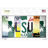 LSU Strip Art Novelty Sticker Decal