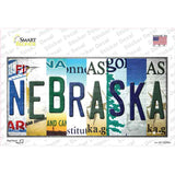 Nebraska Strip Art Novelty Sticker Decal