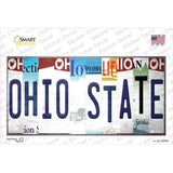 Ohio State Strip Art Novelty Sticker Decal
