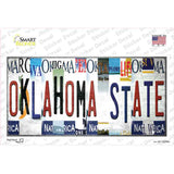 Oklahoma State Strip Art Novelty Sticker Decal