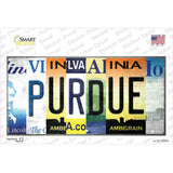 Purdue Strip Art Novelty Sticker Decal