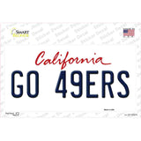 Go 49ers Novelty Sticker Decal