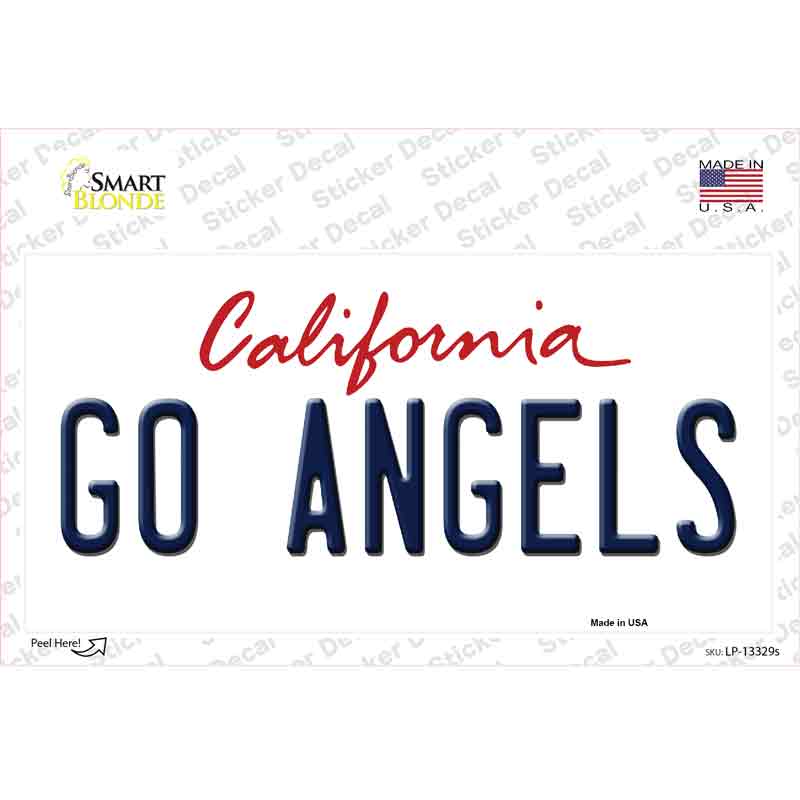 Go Angels Novelty Sticker Decal