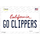 Go Clippers Novelty Sticker Decal