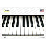 Piano Key board Novelty Sticker Decal