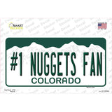 Number 1 Nuggets Fan Novelty Sticker Decal