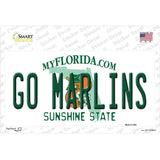 Go Marlins Novelty Sticker Decal