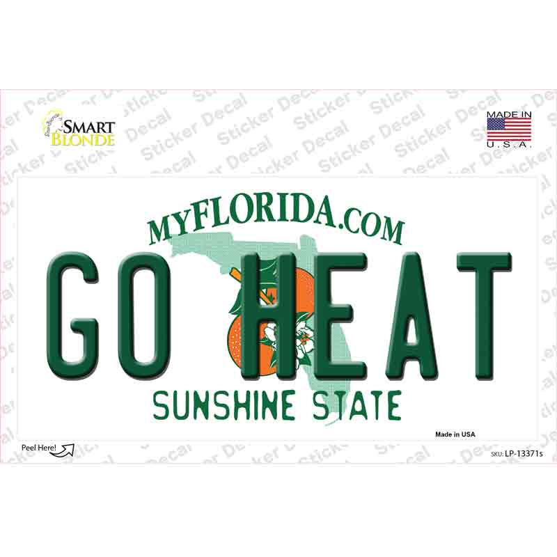 Go Heat Novelty Sticker Decal