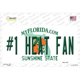 Number 1 Heat Fan Novelty Sticker Decal